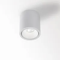 delta light -   montage externe boxy blanc / blanc modern métal